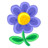 Blue Flower Icon